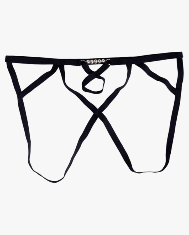 Men Open Hole Lace See Through G-string Underwear